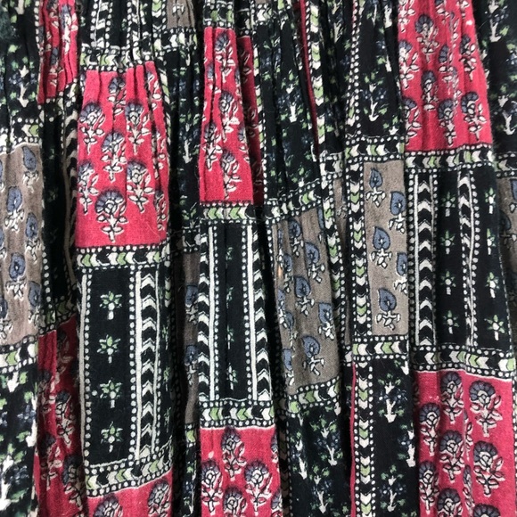Cotton Express Boho Patchwork Skirt - Picture 3 of 6